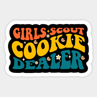 Girls Cookie Dealer Scout For Cookie scouting lover Women Sticker